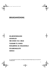 Bruksanvisning Bauknecht BMZH 5900 SW Ovn