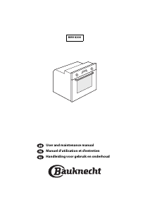 Bruksanvisning Bauknecht BMV 8200 PT Ugn