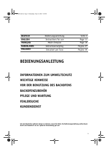 Bedienungsanleitung Bauknecht BSZ 5900 WS Backofen