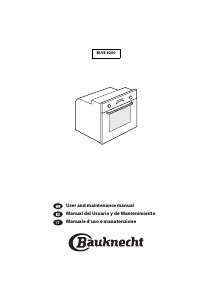 Manual Bauknecht BLVE 8200/PT Oven