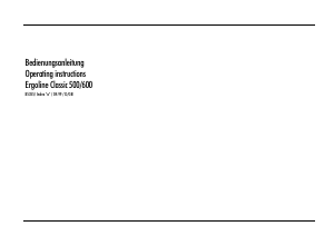 Handleiding Ergoline Classic 500 Zonnebank