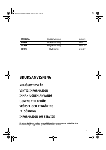 Bruksanvisning Bauknecht BMZH 5900 IN Ugn