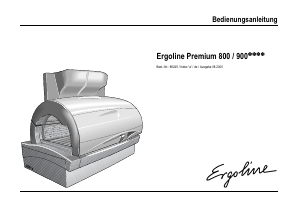 Bedienungsanleitung Ergoline Premium 900 Sonnenbank