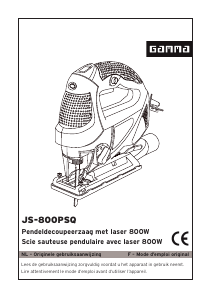 Handleiding Gamma JS-800PSQ Decoupeerzaag