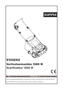 Handleiding Gamma V1332X2 Verticuteermachine