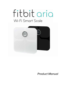 Manual Fitbit Aria Scale