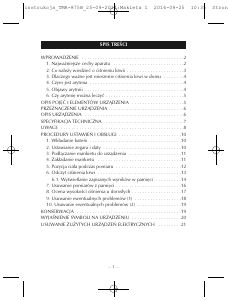 Instrukcja Tech-Med TMA-875B Ciśnieniomierz