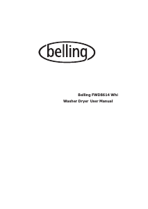 Manual Belling FWD8614 Washer-Dryer