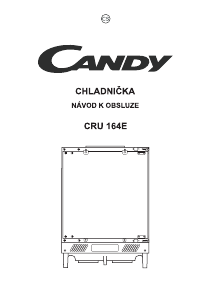 Instrukcja Candy CRU 164E Lodówka