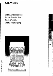 Bedienungsanleitung Siemens SE35290 Geschirrspüler