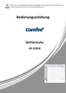 Bedienungsanleitung Comfee HS-234CN Gefrierschrank