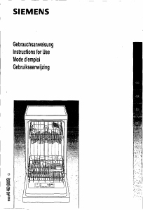 Mode d’emploi Siemens SF24260 Lave-vaisselle