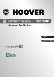 كتيب مُجفف VHC 580NC-80 Hoover