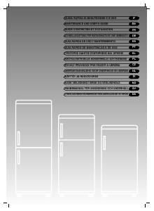 Manual Candy CFC 390 A Frigorífico combinado