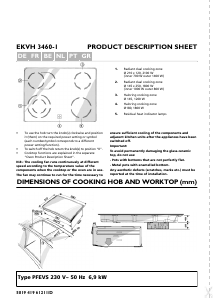 Manual Bauknecht EKVH 3460 WS Hob