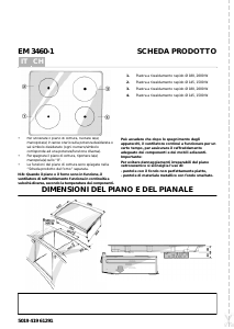 Manuale Bauknecht EM 3460-1IN Piano cottura