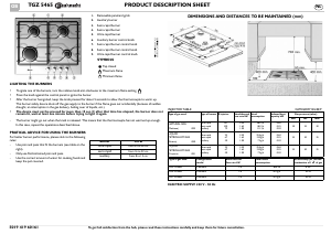 Handleiding Bauknecht TGZ 5465/IN/01 Kookplaat