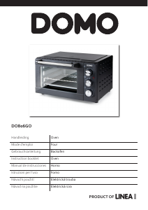 Bedienungsanleitung Domo DO806GO Backofen