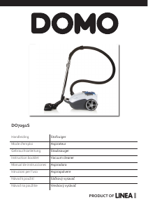 Manual Domo DO7291S Vacuum Cleaner