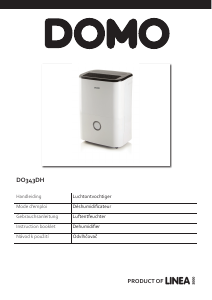 Manual Domo DO343DH Dehumidifier