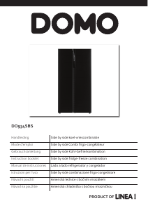 Manuale Domo DO934SBS Frigorifero-congelatore