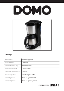 Manual de uso Domo DO709K Máquina de café