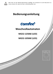 Bedienungsanleitung Comfee MG52-12506E Waschmaschine