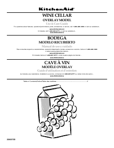 Manual KitchenAid KUWO24RSBX Wine Cabinet