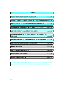 Mode d’emploi Ignis ADL 334 NB Lave-vaisselle