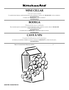 Manual KitchenAid KUWS24RSBS Architect Wine Cabinet