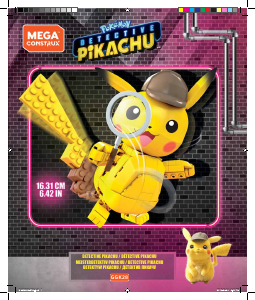 Handleiding Mega Construx set GGK28 Pokemon Detective Pikachu