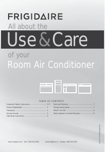 Manual Frigidaire FFRA051WA1 Air Conditioner