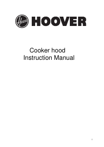 Handleiding Hoover HECH616/3X AUS Afzuigkap