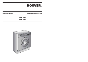Handleiding Hoover HDB 244-80 Was-droog combinatie