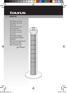 Manual de uso Taurus Babel RC Ventilador