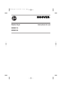 Handleiding Hoover HSW2115M-80 Was-droog combinatie