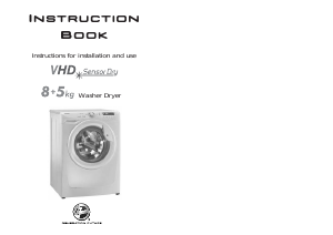 Manual Hoover VH W854D-80 Washer-Dryer