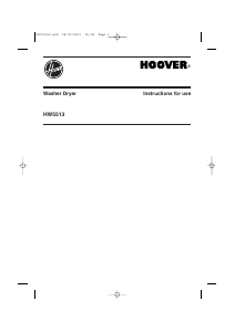 Manual Hoover HW5513MUK Washer-Dryer