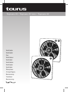 Instrukcja Taurus Tropicano 4V ionic Wentylator