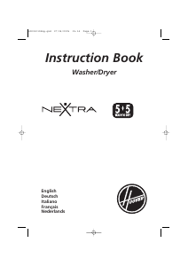 Mode d’emploi Hoover HNWF 6165-88S Lave-linge séchant