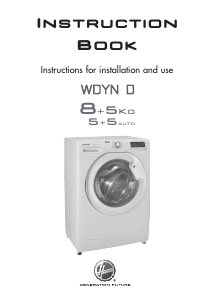 Manual Hoover WDYN 856DS-80 Washer-Dryer