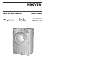 Mode d’emploi Hoover VH W854DP-47 Lave-linge séchant