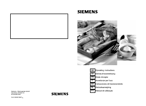 Manual de uso Siemens ER947501E Placa