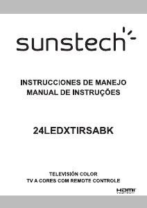 Manual de uso Sunstech 24LEDXTIRSAWT Televisor de LED