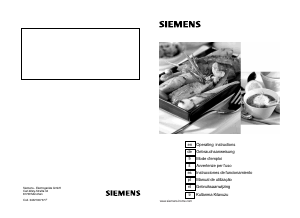 Manual de uso Siemens ER14053EU Placa