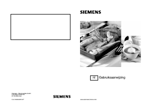Handleiding Siemens ER926ST90N Kookplaat