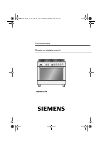 Handleiding Siemens HQ765507N Fornuis