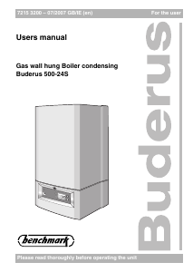 Manual Buderus 500-24S Gas Boiler