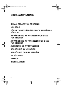 Bruksanvisning Bauknecht KGIK 3109/A Kyl-frys