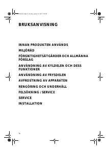 Bruksanvisning Bauknecht KRIE 3010/A Kylskåp
